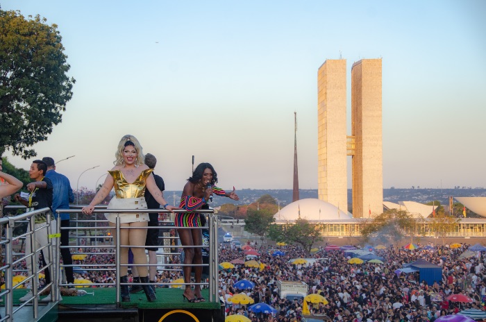 2023 parada do orgulho LGBTS de Brasília Foto: Bruno Lemos